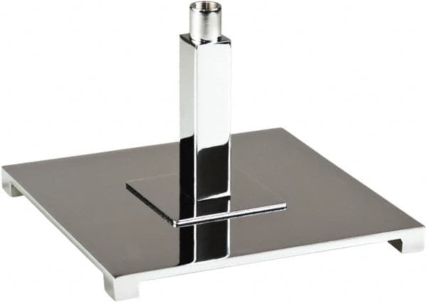 ECONOCO - 8" Wide, Open Shelving Accessory/Component - Steel, Chrome Finish, 8" Long, Use with 5/8" Flange Upright - Exact Tooling