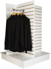 ECONOCO - 36" Wide, 54 High, Open Shelving Accessory/Component - Melanime Density Fiberboard, 36" Deep, Use with Slatwall Accessories - Exact Tooling