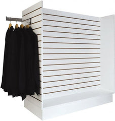 ECONOCO - 49-1/4" Wide, 54 High, Open Shelving Accessory/Component - Melanime Density Fiberboard, 24" Deep, Use with Slatwall Accessories - Exact Tooling