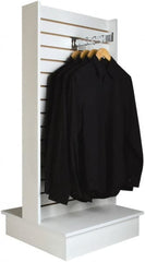 ECONOCO - 25-1/2" Wide, 54 High, Open Shelving Accessory/Component - Melanime Density Fiberboard, 24" Deep, Use with Slatwall Accessories - Exact Tooling