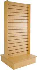 ECONOCO - 25-1/2" Wide, 54 High, Open Shelving Accessory/Component - Melanime Density Fiberboard, 24" Deep, Use with Slatwall Accessories - Exact Tooling