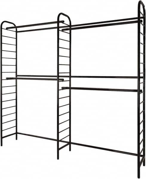 ECONOCO - 16" Wide, 88 High, Open Shelving Accessory/Component - Steel, Semi-Gloss Finish, 96" Long, Use with Ladder System - Exact Tooling