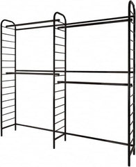 ECONOCO - 16" Wide, 88 High, Open Shelving Accessory/Component - Steel, Semi-Gloss Finish, 96" Long, Use with Ladder System - Exact Tooling