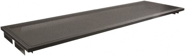 ECONOCO - 43" Wide, Open Shelving Accessory/Component - Steel, Matte Finish, 43" Long, Use with Mirage Mini-Ladder System - Exact Tooling