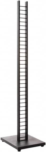 ECONOCO - 12" Wide, 54 High, Open Shelving Accessory/Component - Steel, Matte Finish, 15" Long, Use with Mini-Ladder System - Exact Tooling