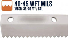 SEYMOUR-MIDWEST - 26" Rubber Blade Floor Squeegee - Threaded End, Single Edge, Gray, Use with 78256 - Exact Tooling