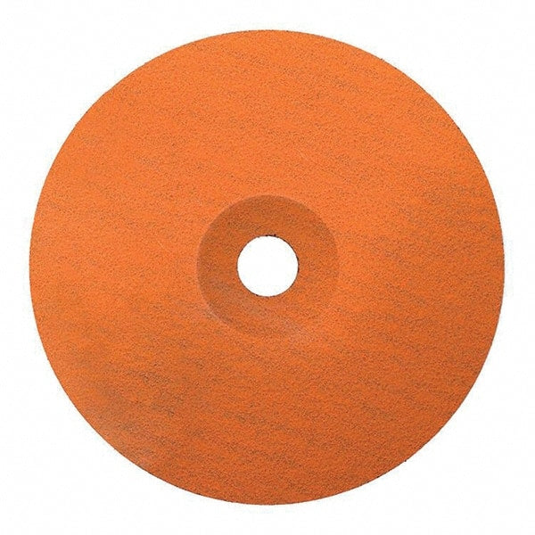 WALTER Surface Technologies - 7" Diam 7/8" Hole 24 Grit Fiber Disc - Ceramic - Exact Tooling