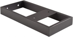 ECONOCO - Black Matte Finish Anchor Bracket - 12-3/4" Long, 6" Wide - Exact Tooling