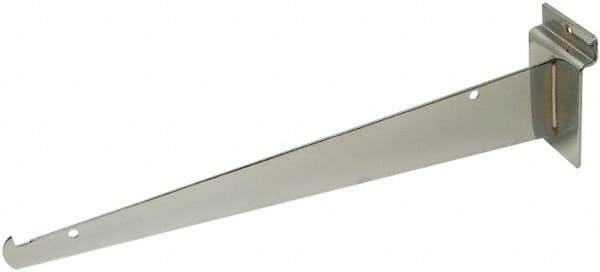 ECONOCO - Satin Chrome Coated Shelf Bracket - 12" Long - Exact Tooling