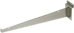 ECONOCO - Satin Chrome Coated Shelf Bracket - 12" Long - Exact Tooling