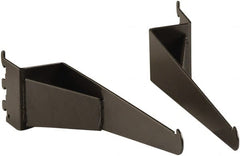 ECONOCO - Anthracite Coated Shelf Bracket - 13" Long, 2" Wide - Exact Tooling
