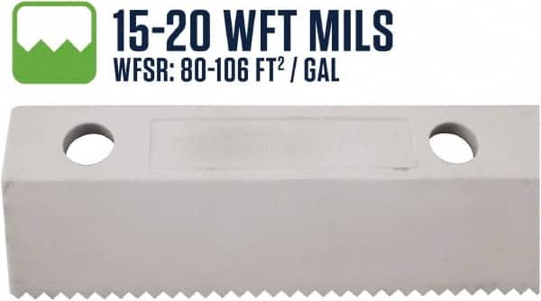 SEYMOUR-MIDWEST - 26" Rubber Blade Floor Squeegee - Threaded End, Single Edge, Gray, Use with 78256 - Exact Tooling