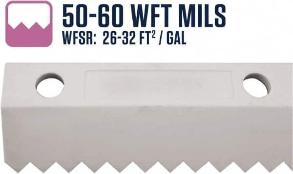 SEYMOUR-MIDWEST - 26" Rubber Blade Floor Squeegee - Threaded End, Single Edge, Gray, Use with 78256 - Exact Tooling