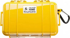Pelican Products, Inc. - 5-1/16" Wide x 2-1/8" High, Clamshell Hard Case - Yellow, Polycarbonate - Exact Tooling