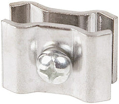 ECONOCO - Open Shelving Accessory/Component - Steel, Chrome Finish, Use with Grid Panels - Exact Tooling