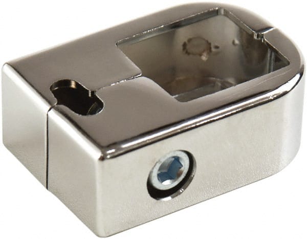 ECONOCO - Open Shelving Accessory/Component - Steel, Chrome Finish, Use with Grid Panels & Cubbies - Exact Tooling