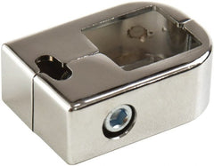 ECONOCO - Open Shelving Accessory/Component - Steel, Chrome Finish, Use with Grid Panels & Cubbies - Exact Tooling