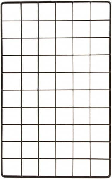 ECONOCO - 10" Wide, Open Shelving Accessory/Component - Steel, 16" Long, Use with Grid Panels & Cubbies - Exact Tooling