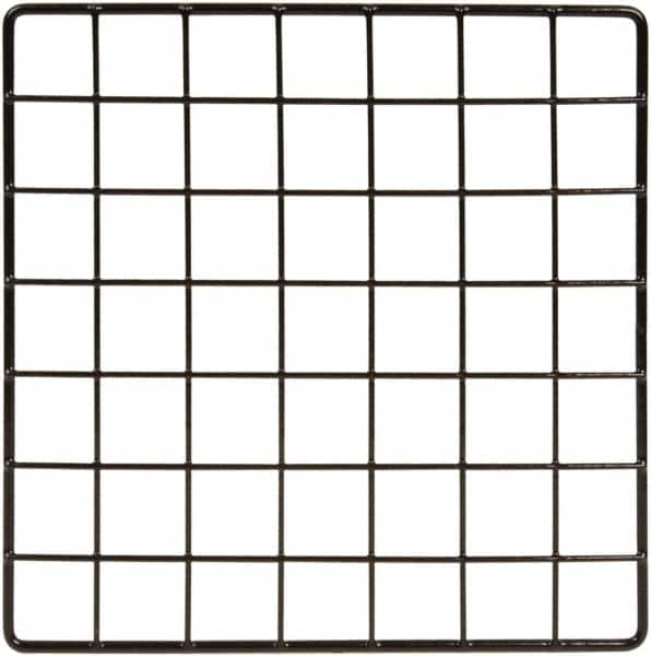 ECONOCO - 10" Wide, Open Shelving Accessory/Component - Steel, 10" Long, Use with Grid Panels & Cubbies - Exact Tooling