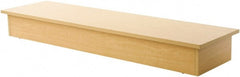 ECONOCO - 14" Wide, 6 High, Open Shelving Accessory/Component - Melamine, 52" Long, Use with Glass Cubbies - Exact Tooling