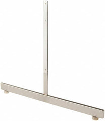 ECONOCO - 19-1/2 High, Open Shelving Accessory/Component - Steel, Chrome Finish, 24" Long, Use with Grid Panels - Exact Tooling