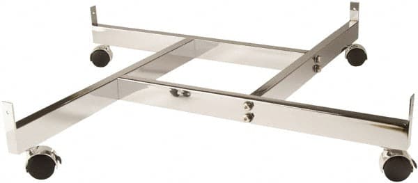 ECONOCO - Open Shelving Accessory/Component - Steel, Chrome Finish, 24" Long, Use with Grid Panels - Exact Tooling