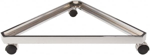ECONOCO - Open Shelving Accessory/Component - Steel, Chrome Finish, 24" Long, Use with Grid Panels - Exact Tooling