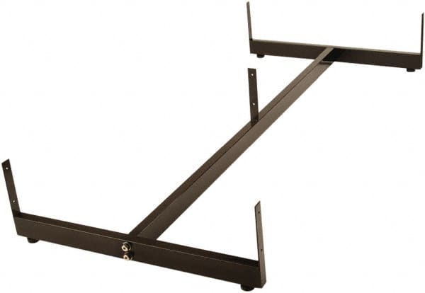 ECONOCO - 24-1/2" Wide, Open Shelving Accessory/Component - Steel, 49-1/2" Long, Use with Grid Panels - Exact Tooling