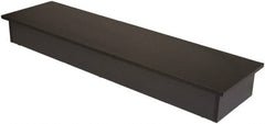 ECONOCO - 16" Wide, 6 High, Open Shelving Accessory/Component - Melamine, 60" Long, Use with Glass Cubbies - Exact Tooling