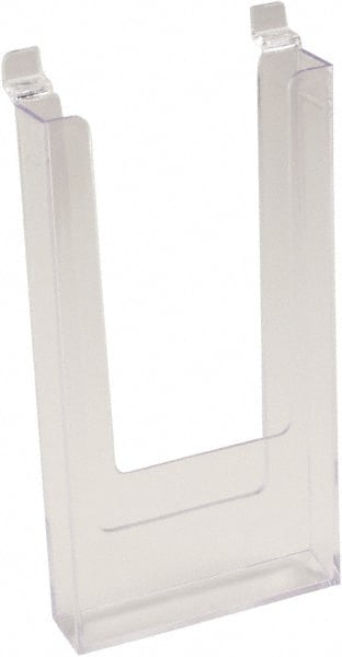 ECONOCO - 4-1/2" Wide x 1" Deep x 9" High, 1 Compartment, Acrylic Literature Holder - Clear, 4-7/16" Compartment Width x 13/16" Compartment Depth x 8-1/4" Compartment Height - Exact Tooling