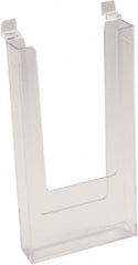 ECONOCO - 4-1/2" Wide x 1" Deep x 9" High, 1 Compartment, Acrylic Literature Holder - Clear, 4-7/16" Compartment Width x 13/16" Compartment Depth x 8-1/4" Compartment Height - Exact Tooling