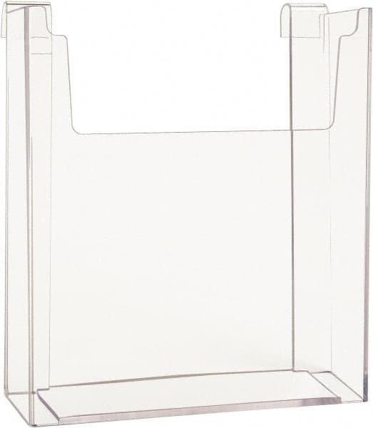 ECONOCO - 8-1/2" Wide x 2-1/4" Deep x 11" High, 1 Compartment, Acrylic Literature Holder - Clear, 8-7/8" Compartment Width x 2-1/4" Compartment Depth x 9-5/8" Compartment Height - Exact Tooling