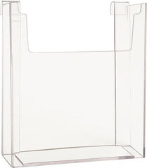 ECONOCO - 8-1/2" Wide x 2-1/4" Deep x 11" High, 1 Compartment, Acrylic Literature Holder - Clear, 8-7/8" Compartment Width x 2-1/4" Compartment Depth x 9-5/8" Compartment Height - Exact Tooling
