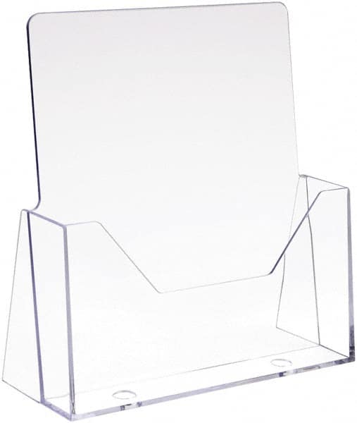 ECONOCO - 8-1/2" Wide x 3-5/8" Deep x 11" High, 1 Compartment, Acrylic Literature Holder - Clear, 1" Compartment Width x 3-5/8" Compartment Depth x 3-1/8" Compartment Height - Exact Tooling