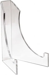 ECONOCO - 6" Deep x 8" High, Acrylic Display Easel - Clear - Exact Tooling