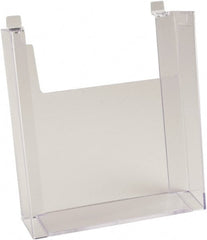 ECONOCO - 8-1/2" Wide x 2-1/4" Deep x 11" High, 1 Compartment, Acrylic Literature Holder - Clear, 8-7/8" Compartment Width x 2-1/4" Compartment Depth x 9-5/8" Compartment Height - Exact Tooling