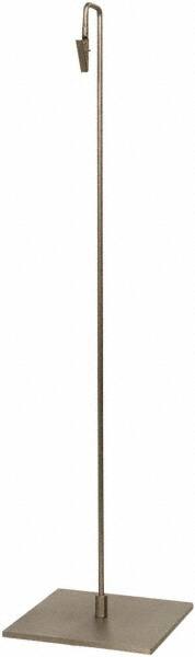 ECONOCO - 6 Inch Wide x 24 Inch High Sign Compatibility, Steel Sign Holder - Satin Nickel, 24 Inch Holder Height, Holds 1 Sign - Exact Tooling