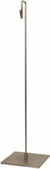 ECONOCO - 6 Inch Wide x 24 Inch High Sign Compatibility, Steel Sign Holder - Satin Nickel, 24 Inch Holder Height, Holds 1 Sign - Exact Tooling