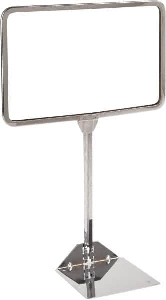 ECONOCO - 11 Inch Wide x 7 Inch High Sign Compatibility, Acrylic Round Frame Sign Holder - Clear, 7 Inch Holder Height, Holds 1 Sign - Exact Tooling