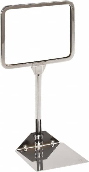 ECONOCO - 7 Inch Wide x 5-1/2 Inch High Sign Compatibility, Acrylic Round Frame Sign Holder - Clear, 5-1/2 Inch Holder Height, Holds 1 Sign - Exact Tooling