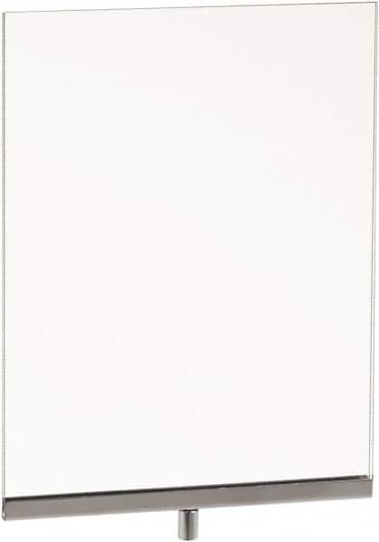 ECONOCO - 8-1/2 Inch Wide x 11 Inch High Sign Compatibility, Acrylic Square Frame Sign Holder - Clear, 11 Inch Holder Height, Holds 1 Sign - Exact Tooling