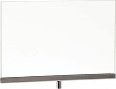 ECONOCO - 11 Inch Wide x 7 Inch High Sign Compatibility, Acrylic Square Frame Sign Holder - Clear, 7 Inch Holder Height, Holds 1 Sign - Exact Tooling