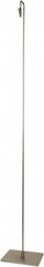 ECONOCO - 6 Inch Wide x 42 Inch High Sign Compatibility, Steel Sign Holder - Satin Nickel, 42 Inch Holder Height, Holds 1 Sign - Exact Tooling