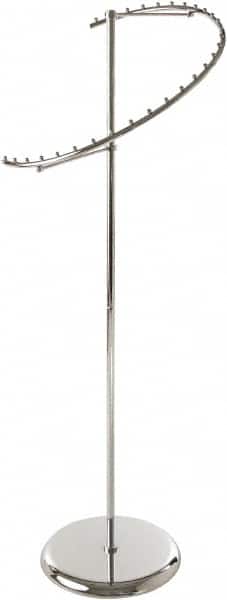ECONOCO - Chrome Spiral Costumer Display Rack - 24" Wide x 67" High - Exact Tooling