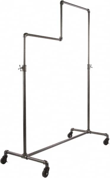 ECONOCO - Gray Double Tier Ballet Display Rack - 49-5/8" Wide x 78" High x 23-1/4" Deep - Exact Tooling