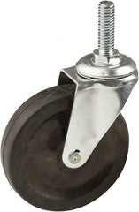 ECONOCO - 4" Diam Stem Mount Caster Body Only - Plastic, 150 Lb Capacity, 1/2 x 1" Threaded Stem - Exact Tooling