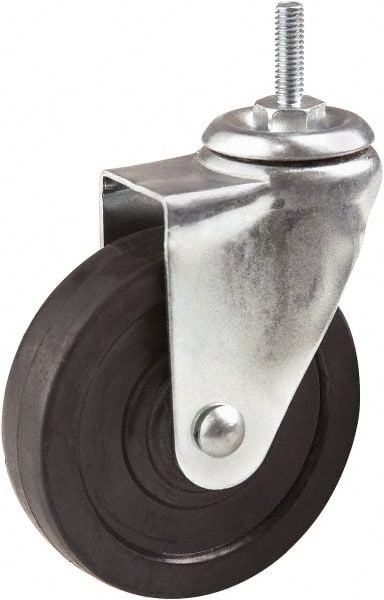ECONOCO - 4" Diam Stem Mount Caster Body Only - Plastic, 150 Lb Capacity, 5/16 x 1" Threaded Stem - Exact Tooling
