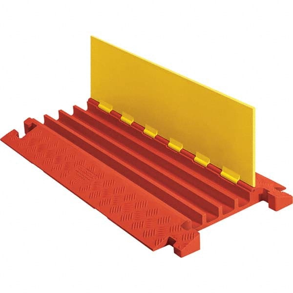 Checkers - On Floor Cable Covers Cover Material: Polyurethane Number of Channels: 4 - Exact Tooling