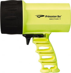Princeton Tec - White LED Bulb, 700 Lumens, Spotlight/Lantern Flashlight - Neon Yellow Plastic Body, 8 C Alkaline Batteries Included - Exact Tooling