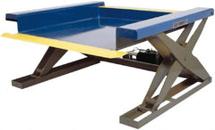 Southworth - 4,000 Lb Capacity Low Power Pallet Positioner Scissor Lift - 0.38" to 35-3/8" Lift Height, 50" Platform Length x 48" Platform Width - Exact Tooling